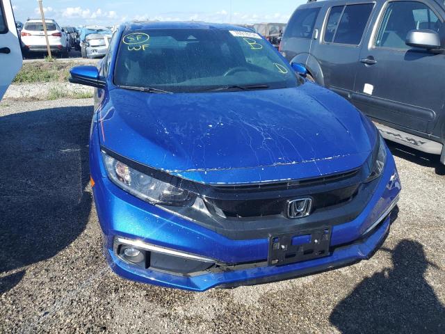 2HGFC3B31LH351348 - 2020 HONDA CIVIC EX BLUE photo 5