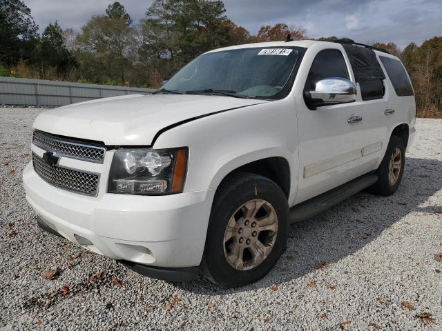 1GNSCBE02DR340103 - 2013 CHEVROLET TAHOE C1500 LT WHITE photo 1