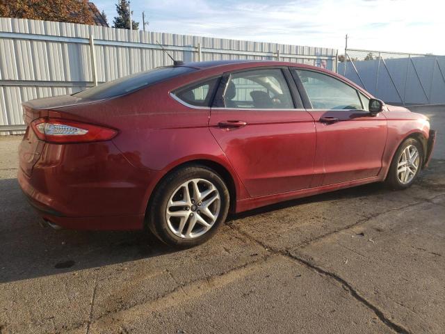 3FA6P0H76ER120440 - 2014 FORD FUSION SE RED photo 3