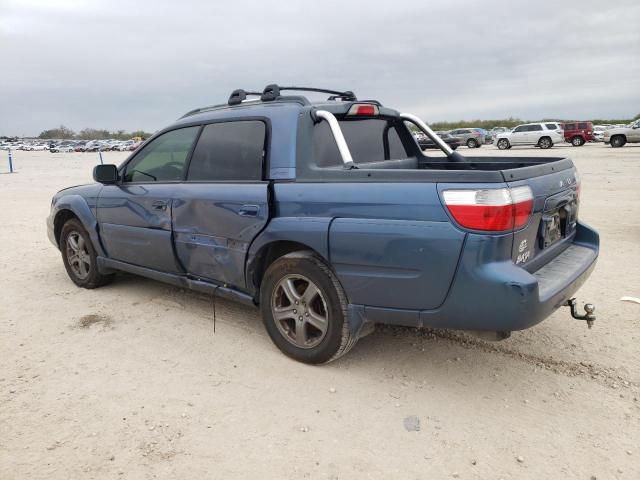 4S4BT63C055102218 - 2005 SUBARU BAJA TURBO BLUE photo 2