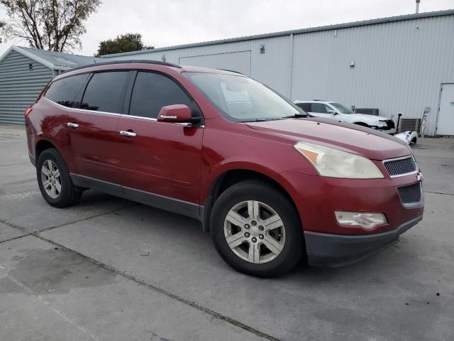 1GNLVGED1AJ259781 - 2010 CHEVROLET TRAVERSE LT BURGUNDY photo 4