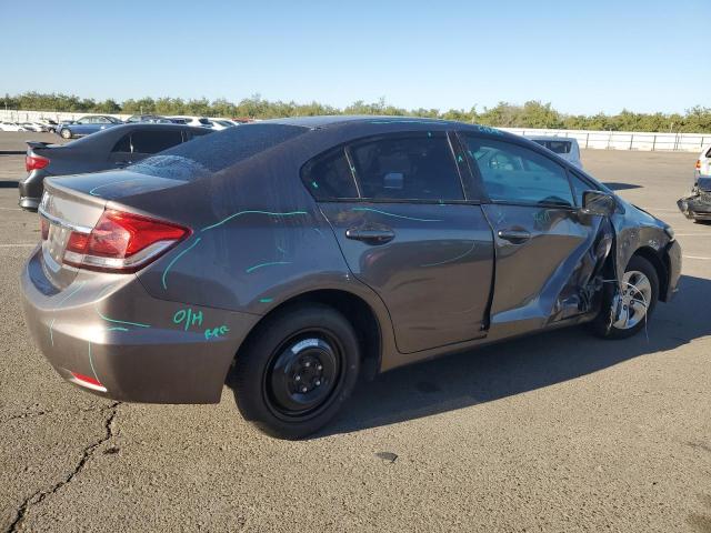 19XFB2F50FE075851 - 2015 HONDA CIVIC LX GRAY photo 3