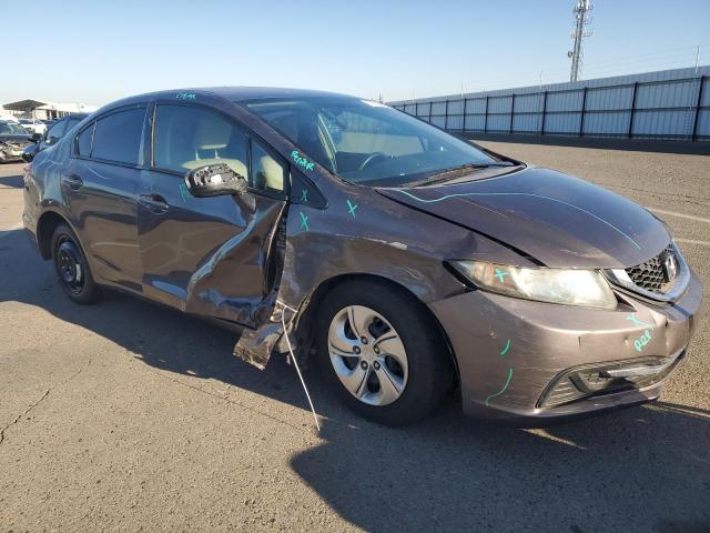 19XFB2F50FE075851 - 2015 HONDA CIVIC LX GRAY photo 4