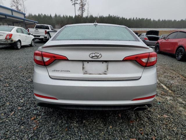 5NPE24AF1FH026256 - 2015 HYUNDAI SONATA SE SILVER photo 6