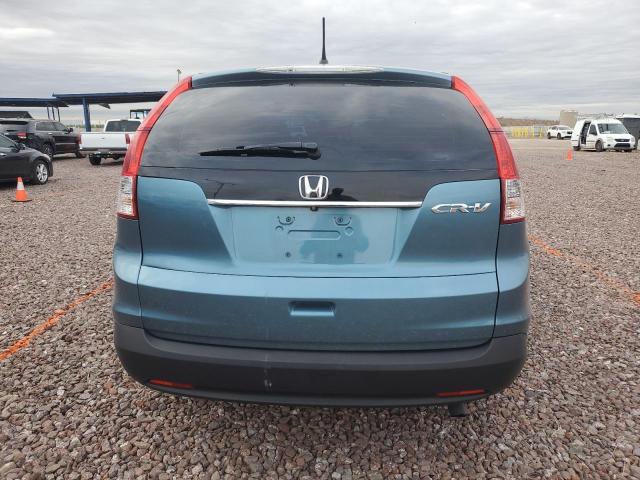 2HKRM4H34EH703824 - 2014 HONDA CR-V LX BLUE photo 6