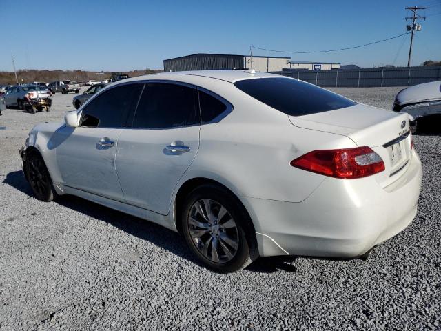 JN1BY1ARXCM394417 - 2012 INFINITI M37 X WHITE photo 2