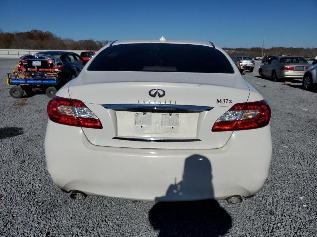 JN1BY1ARXCM394417 - 2012 INFINITI M37 X WHITE photo 6