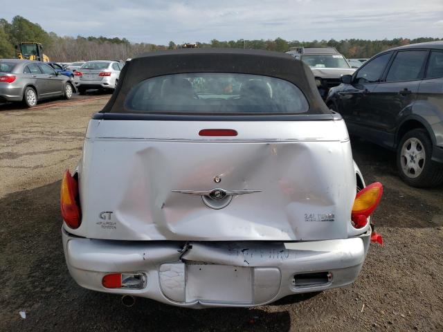 3C3AY75S35T501768 - 2005 CHRYSLER PT CRUISER GT SILVER photo 6