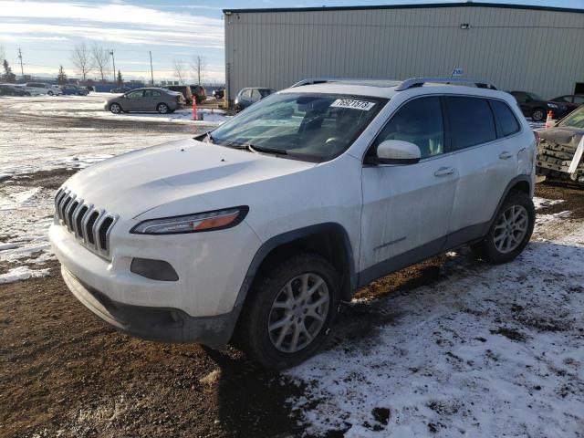 1C4PJMCB8EW120567 - 2014 JEEP CHEROKEE LATITUDE WHITE photo 1