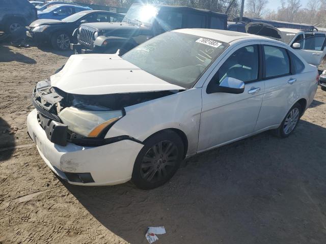 1FAHP3HN1AW121611 - 2010 FORD FOCUS SEL WHITE photo 1