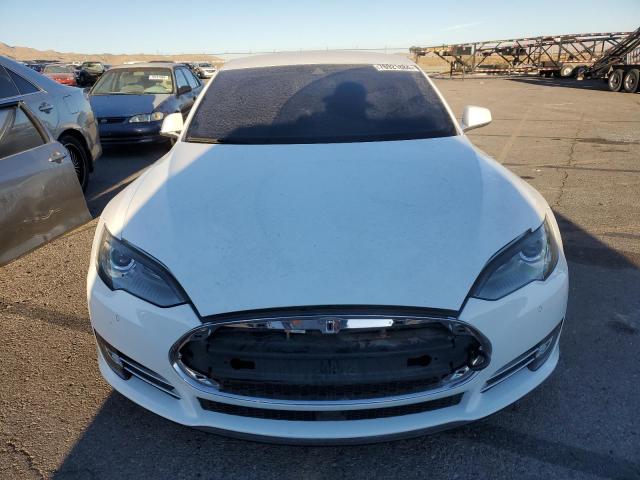 5YJSA1H15EFP50298 - 2014 TESLA MODEL S WHITE photo 5