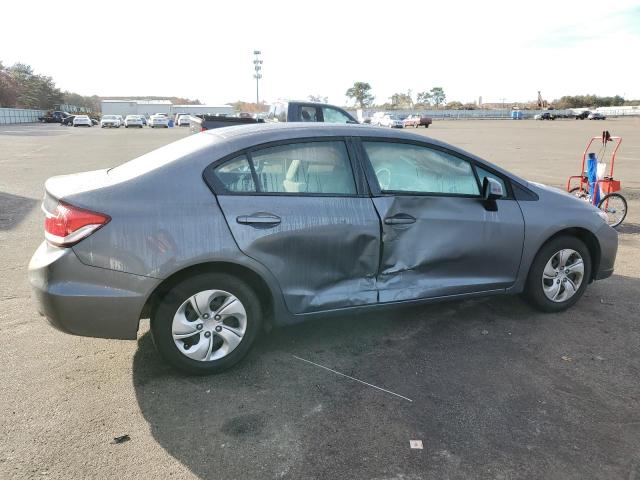 19XFB2F53DE280772 - 2013 HONDA CIVIC LX GRAY photo 3