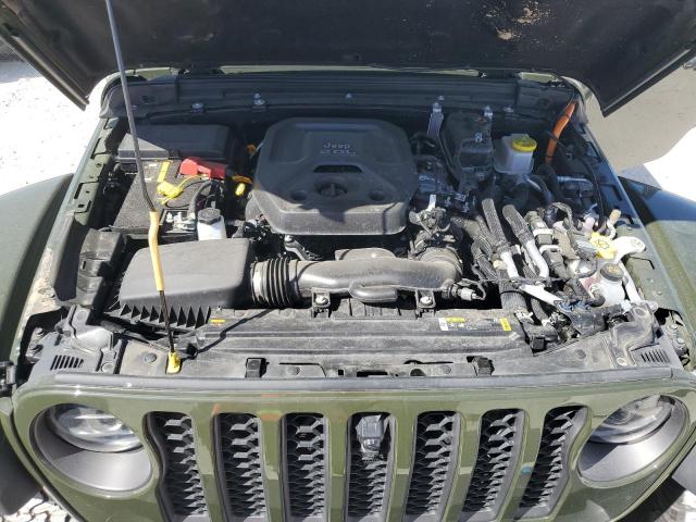 1C4JJXR61PW516649 - 2023 JEEP WRANGLER RUBICON 4XE GREEN photo 11