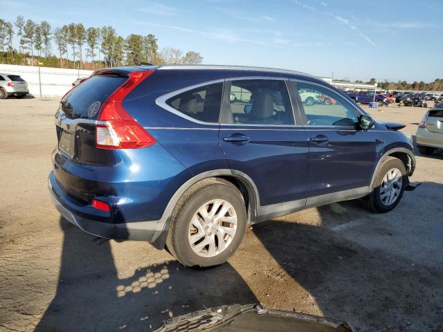 2HKRM3H75FH501461 - 2015 HONDA CR-V EXL BLUE photo 3