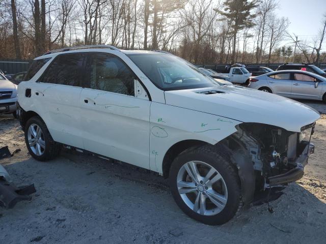 4JGDA5HB4CA041811 - 2012 MERCEDES-BENZ ML 350 4MATIC WHITE photo 4