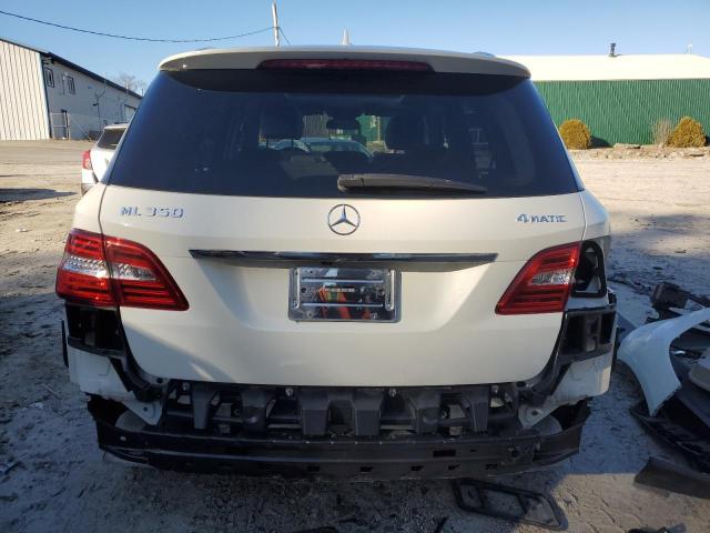 4JGDA5HB4CA041811 - 2012 MERCEDES-BENZ ML 350 4MATIC WHITE photo 6