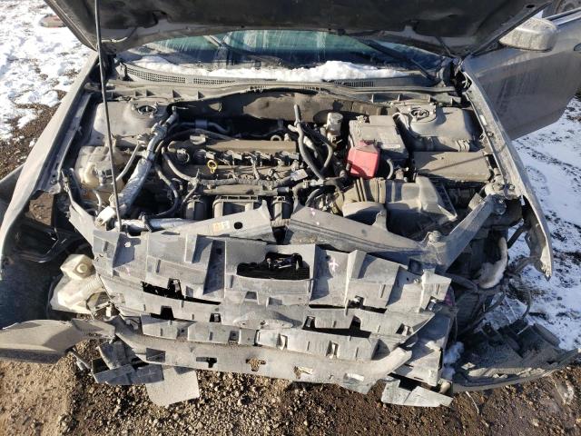 3FAHP0HA2CR278999 - 2012 FORD FUSION SE GRAY photo 11