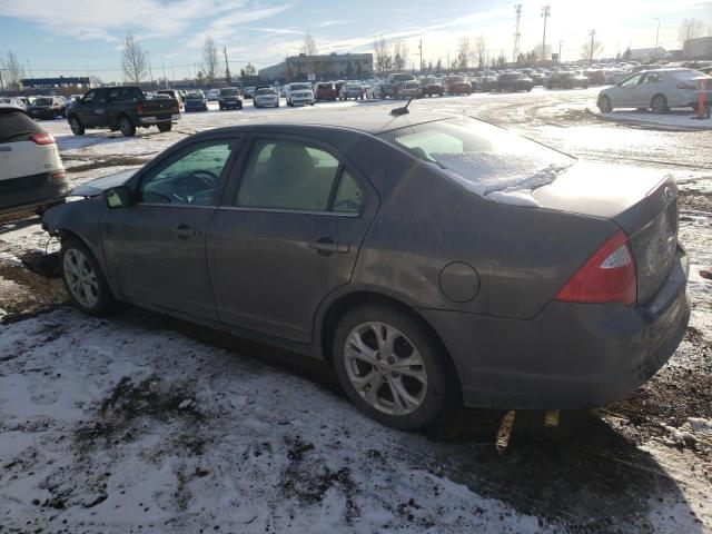 3FAHP0HA2CR278999 - 2012 FORD FUSION SE GRAY photo 2