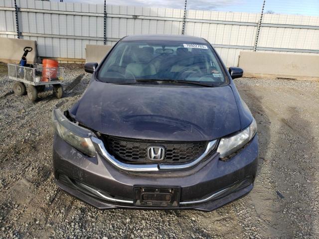 2HGFB2F53EH552860 - 2014 HONDA CIVIC LX GRAY photo 5