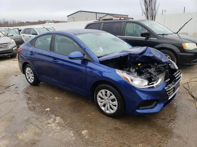 3KPC24A64ME139546 - 2021 HYUNDAI ACCENT SE BLUE photo 4