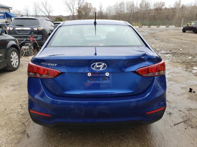 3KPC24A64ME139546 - 2021 HYUNDAI ACCENT SE BLUE photo 6