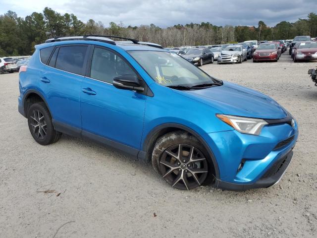 JTMNFREV9GD089373 - 2016 TOYOTA RAV4 SE BLUE photo 4