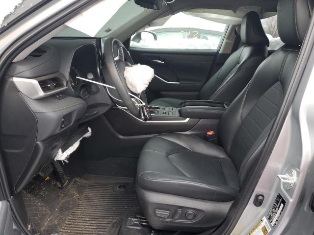 5TDGZRBH1NS249844 - 2022 TOYOTA HIGHLANDER XLE Gümüş foto 7