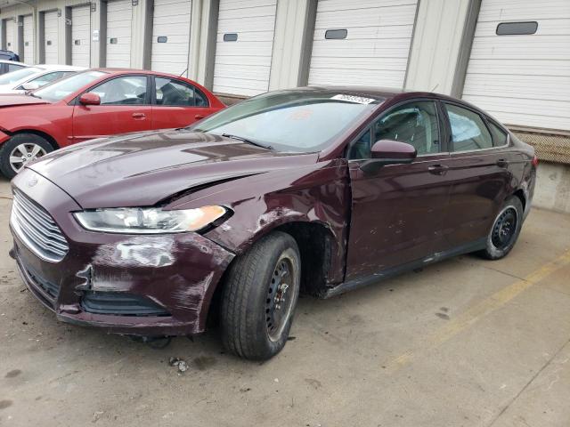 3FA6P0G79DR133036 - 2013 FORD FUSION S BURGUNDY photo 1