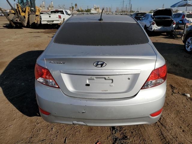 KMHCU4AE2CU056596 - 2012 HYUNDAI ACCENT GLS SILVER photo 6