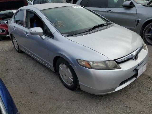 JHMFA362X7S016883 - 2007 HONDA CIVIC HYBRID SILVER photo 4