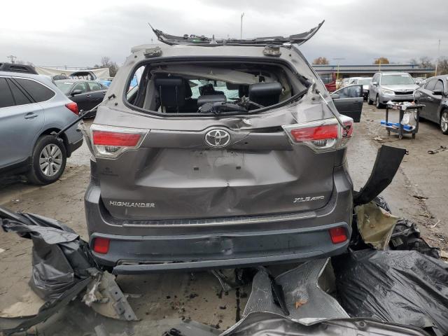 5TDJKRFHXGS290903 - 2016 TOYOTA HIGHLANDER XLE Grafit foto 6