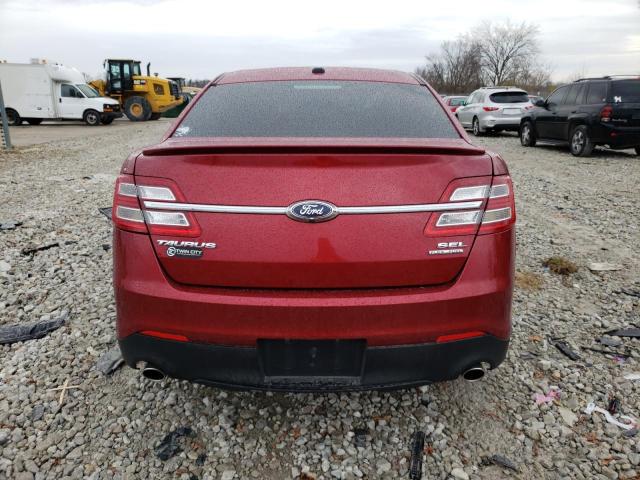 1FAHP2E84HG125522 - 2017 FORD TAURUS SEL RED photo 6