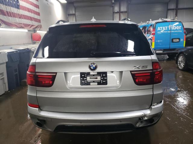 5UXZW0C56BL663313 - 2011 BMW X5 XDRIVE35D SILVER photo 6