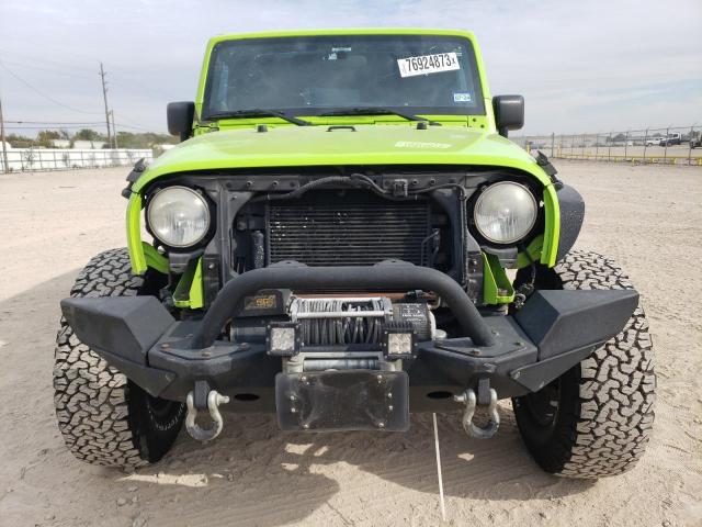 1C4AJWAG7CL259250 - 2012 JEEP WRANGLER SPORT GREEN photo 5