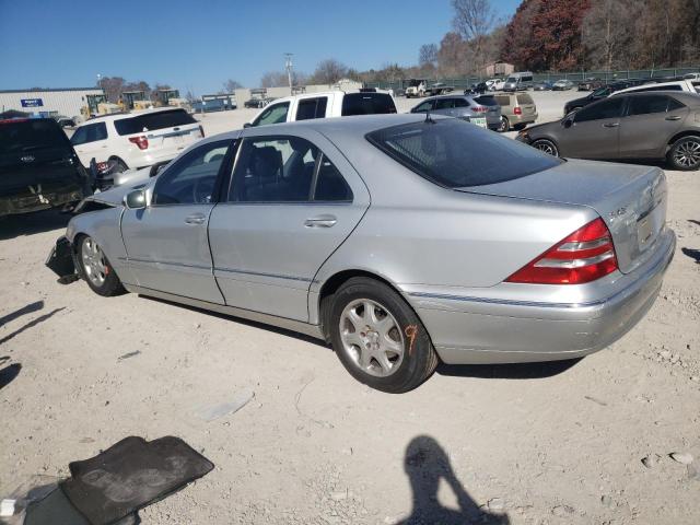 WDBNG70J72A267022 - 2002 MERCEDES-BENZ S 430 SILVER photo 2