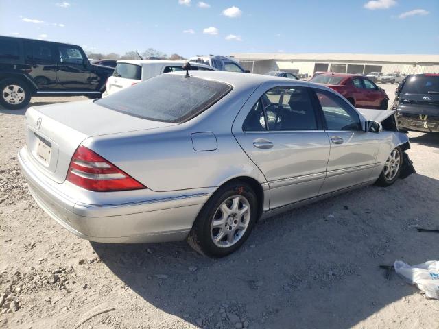 WDBNG70J72A267022 - 2002 MERCEDES-BENZ S 430 SILVER photo 3