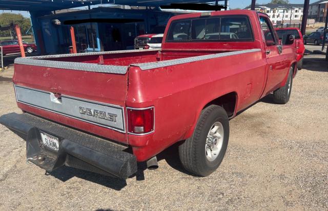 1GCGC24M6FJ112156 - 1985 CHEVROLET C20 RED photo 4