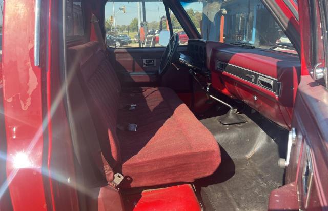 1GCGC24M6FJ112156 - 1985 CHEVROLET C20 RED photo 5