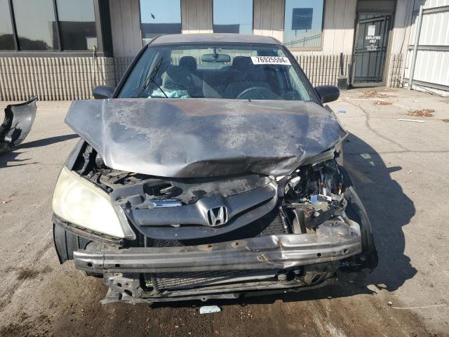 2HGES16385H627721 - 2005 HONDA CIVIC DX VP SILVER photo 5
