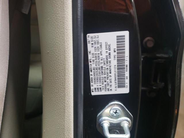 5J8TB4H35FL011274 - 2015 ACURA RDX BROWN photo 12