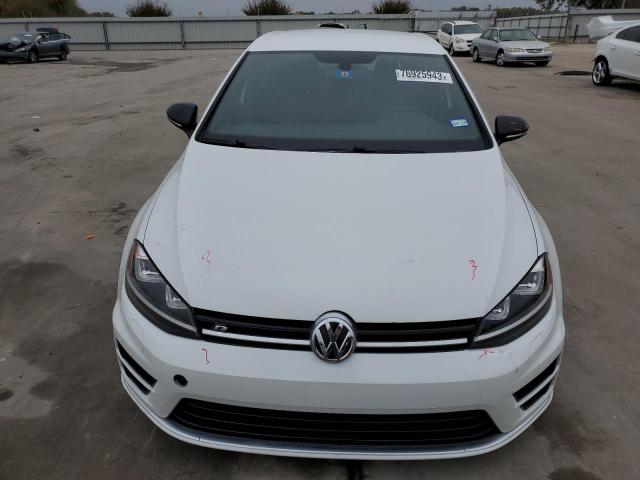 WVWLF7AU4GW034648 - 2016 VOLKSWAGEN GOLF R WHITE photo 5