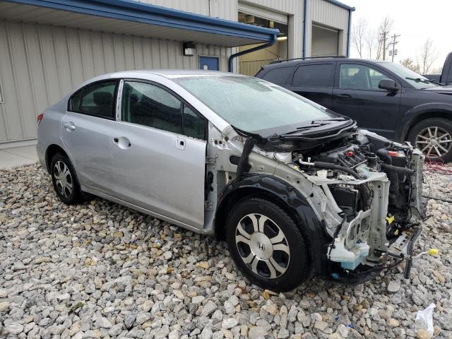 19XFB2F59DE066806 - 2013 HONDA CIVIC LX SILVER photo 4