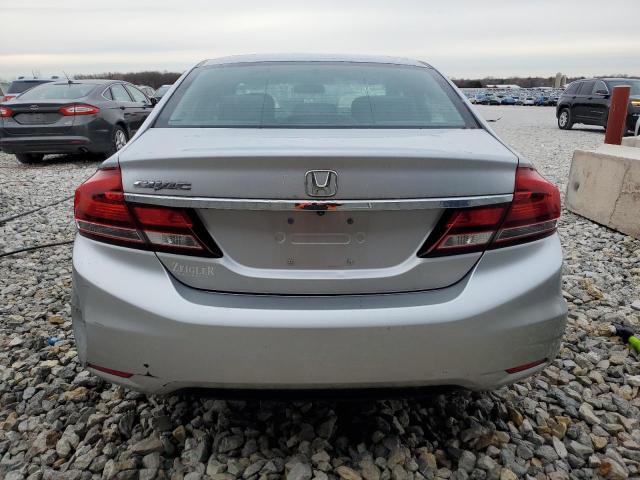 19XFB2F59DE066806 - 2013 HONDA CIVIC LX SILVER photo 6