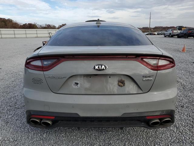 KNAE45LC6K6053215 - 2019 KIA STINGER GT1 GRAY photo 6