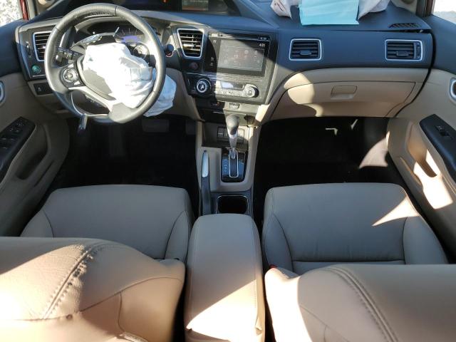 2HGFB2F96EH538891 - 2014 HONDA CIVIC EXL მუქწითელი ფოტო 8