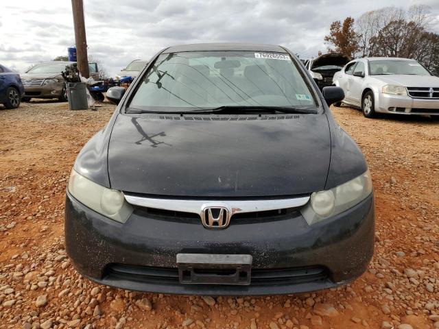 1HGFA16536L062050 - 2006 HONDA CIVIC LX BLACK photo 5