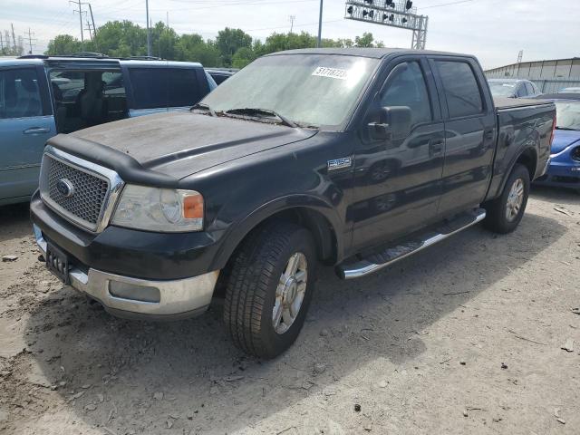 1FTPW14534KC62226 - 2004 FORD F-150 SUPERCREW BLACK photo 1