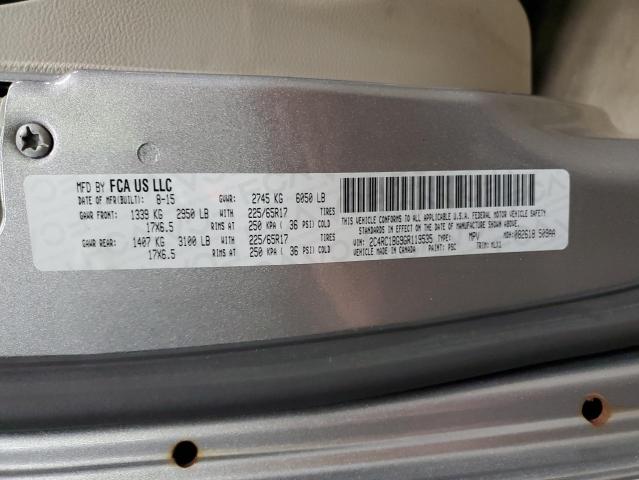 2C4RC1BG9GR119535 - 2016 CHRYSLER TOWN & COU TOURING 灰色 照片 13