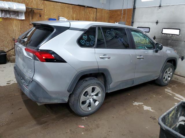 2T3F1RFV3NC274523 - 2022 TOYOTA RAV4 LE SILVER photo 3