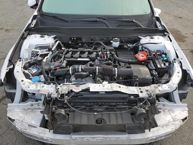 1HGCV1F10LA007955 - 2020 HONDA ACCORD LX WHITE photo 11